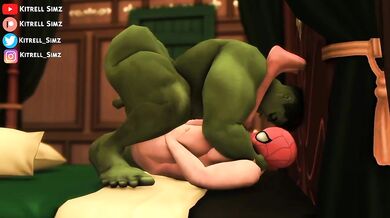 Mighty Green Monster Ravages Webslinger