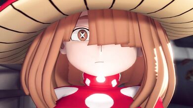 Watch this hot girl riding a giant mushroom dildo with great enthusiasm in full HD