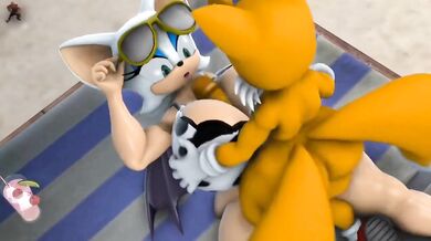 Rogues Boobs on the Beach - A Hentai Porn Adventure