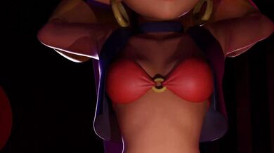 "Shantae's Steamy Striptease on the Dance Floor"