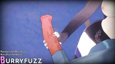 "Raiden Shogun Stress Relief: The Hentai Art of Burryfuzz"