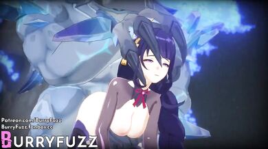 "Raiden Shogun Stress Relief: The Hentai Art of Burryfuzz"