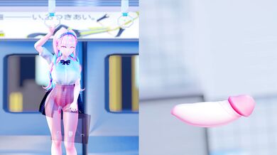 'Sharing the senses ~Magic masturbator version~ Aqua ver. [Futanari]'.