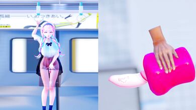 'Sharing the senses ~Magic masturbator version~ Aqua ver. [Futanari]'.