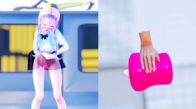 'Sharing the senses ~Magic masturbator version~ Aqua ver. [Futanari]'.