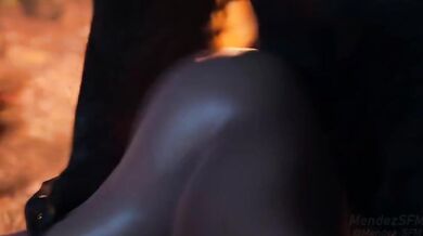 "Beauty and the Beast - The Red Hair Wolf"