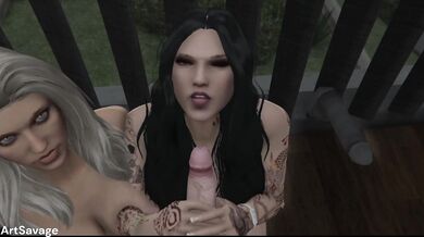 'Thrilling Trio: Cumshot Compilation #1'