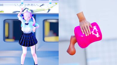 'Sharing the senses with a magic masturbator - Aqua ver. [Wet version]'