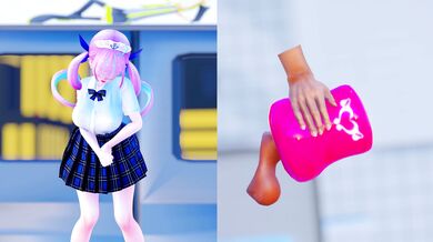 'Sharing the senses with a magic masturbator - Aqua ver. [Wet version]'