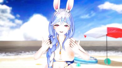 "Watch this hot MILF dance naked in a swimming pool while wearing a sexy bikini!"