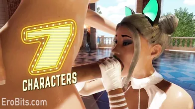 Double Penetration Futanari Game featuring Realistic Puppets