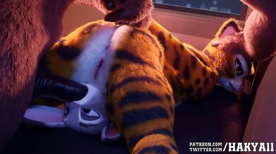 'Judy Hopps and a Friend Discover the Joys of Sex Together'