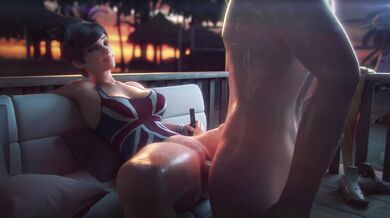 "Japanese schoolgirl Tracer indulges in a relaxing VG Erotica POV outfit change all over her sexy body."