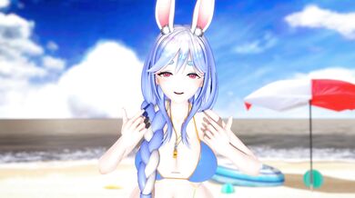 "Watch the Hentai Porn Video - '[4kmmd] Pekora Strip Video: Heart Pie Dancehall Swimsuit Ver' "