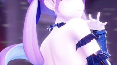 "Aqua Minato: A Sexy Dance in the Rain [Wet Version]"