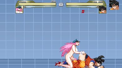 Rewritten: 'Battle of the Beasts: Goku vs. Poison, A Spanking Good Time!'