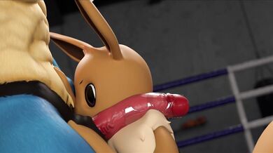 "One Night in the Forest of Dreams: Lucario, X and Eevee (Dirty Apples)"