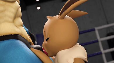 "One Night in the Forest of Dreams: Lucario, X and Eevee (Dirty Apples)"