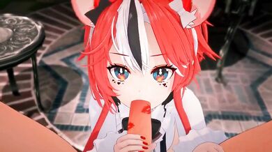 'Sexy babysitter sucking on my dick while I fuck her tight pussy'