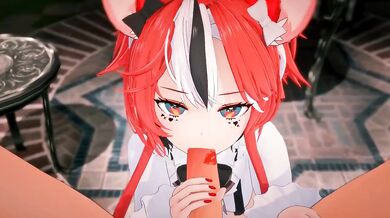 'Sexy babysitter sucking on my dick while I fuck her tight pussy'