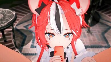 'Sexy babysitter sucking on my dick while I fuck her tight pussy'