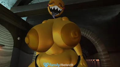 "A seductive teenage daughter, with her ample chest and bubbly personality, tempts her mom's favorite toy while her tits sway in the air."