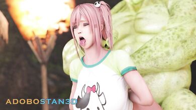 'Ravenous Orc Loves Honoka the Maiden'
