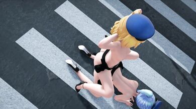 "Miku and Rin Kissing and Dancing - Gimme That!!"