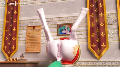 'Clopician and Celestia Glory Hole Teasing'