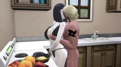 "Hinata, the ninja in heat, ravishes Raikage!"