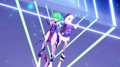 "Fantasy Trip to the Hentai Dimension with MMD Animation - Halogen ft. Gawr & Gura (18 )"