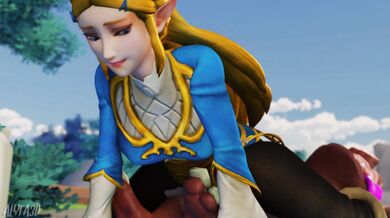 'Legend of the Hentai: The Reverse Cowgirl Princess Zelda and the Ferocious Bokoblin'