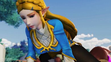 'Legend of the Hentai: The Reverse Cowgirl Princess Zelda and the Ferocious Bokoblin'