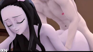 'Unbridled passion of the samurai brother and sister - Nezuko teases Tanjiro [SBXN]'