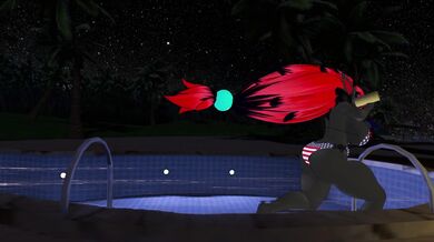 "Sexy Swimsuit Babe Gets Down and Dirty by the Pool"