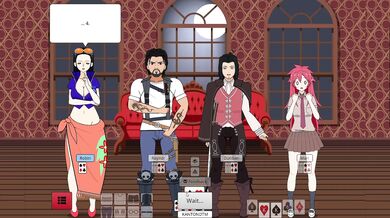 'Barely Legal Strip Poker Night at the Warehouse: Robin, Raynor, Dunban and Mari'