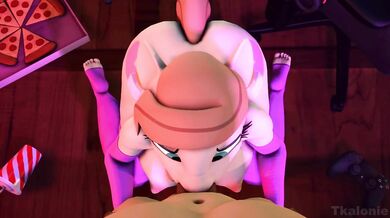 'Buttons Mom, Bound and Bent: A Tale of For*ced Oral'