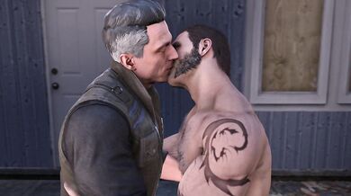 Kano and Johnny Cage face off in a first round of passionate kisses!