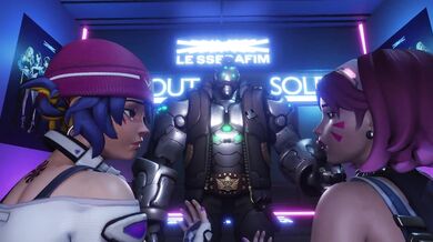 'Siblings Kiriko and D.va meet up for an exciting adventure in search of tickets.'