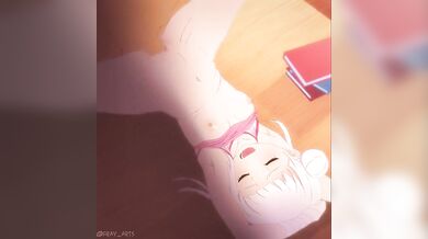 "Chisato gets a Creampie from the Hentai Artist"