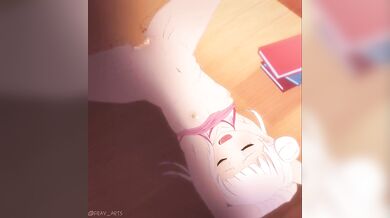 "Chisato gets a Creampie from the Hentai Artist"