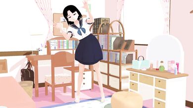 Mia Anime Gravure in her rooms A Sailor Uniform!