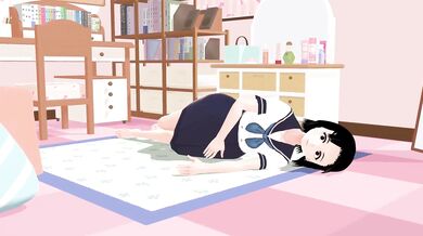 Mia Anime Gravure in her rooms A Sailor Uniform!