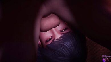 Momiji Throatfucking With A Dildo [lewdgazer]