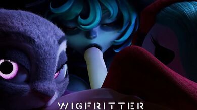 Judy, Vex and Shy Gal [Wigfitter]: A Sexual Encounter in the Bathroom