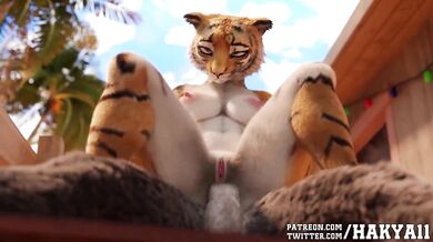 An Anal Threesome with a 4K Ultra HD Tiger