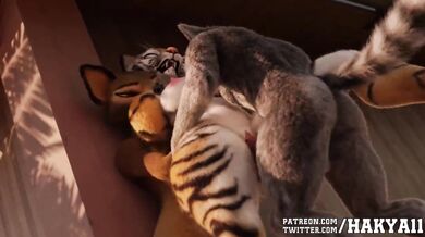 An Anal Threesome with a 4K Ultra HD Tiger