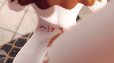 Crusch, Lulu and their furry friend enjoy a steamy night together in glorious 4K resolution and 60 frames per second