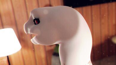 Crusch, Lulu and their furry friend enjoy a steamy night together in glorious 4K resolution and 60 frames per second