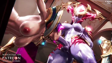 League Of Legends Rule 34: Futanari 3D Animation by ChikiPiko